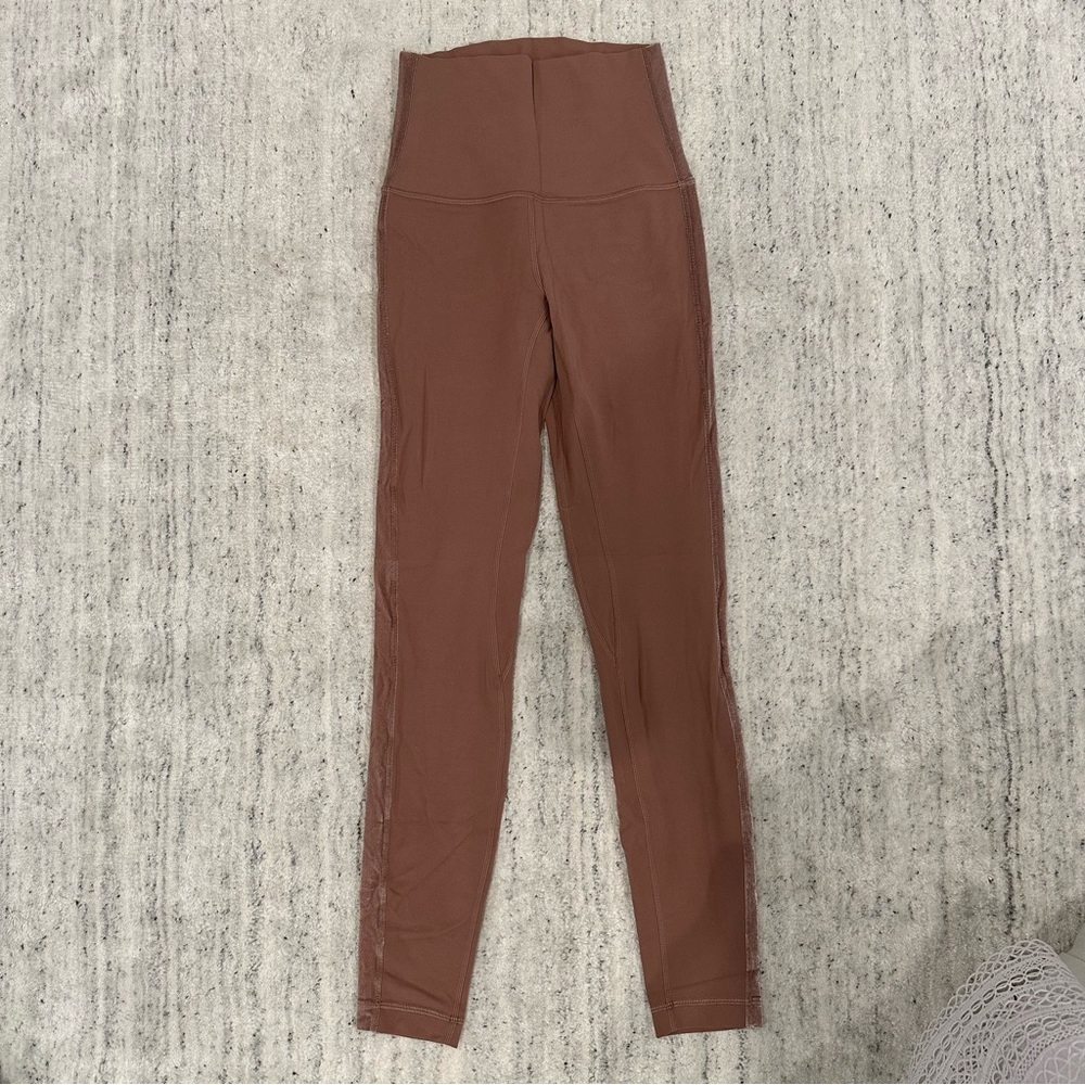 Lululemon Align Leggings Velvet Tan Mauve 4